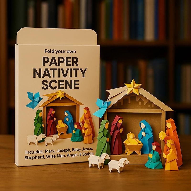 跨境热销Christmas Origami Craft Set 圣诞折纸工艺套装|undefined