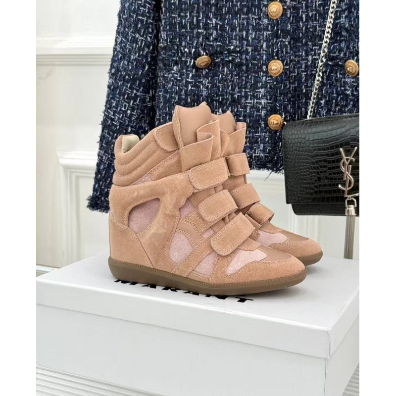 Pantalones redondas de letras en 7 cm de altura zapatos de mujer botas cortas 25 nuevos zapatos de cuero alto pequeño Isa