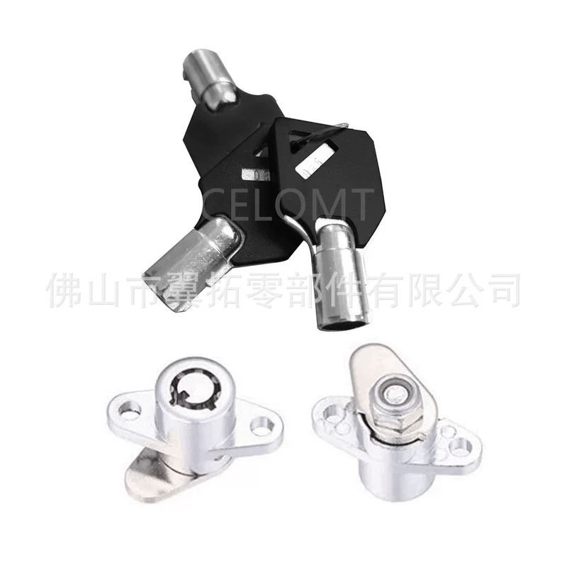 Замок на багажнике мотоцикла подходит для Harley King Street Big Global Global Motorcycle Bring Box Lock Key Противоугонный замок