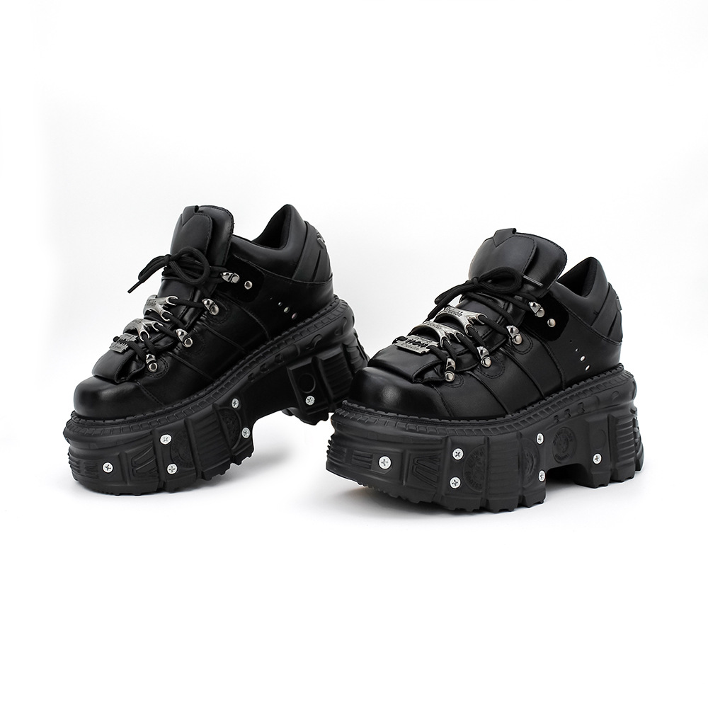 クロスボーダーダークパパシューズプラットフォームレディースシューズヘビーメタル個性ゴシックスタイルパンクレディースブーツ工場卸売直接供給