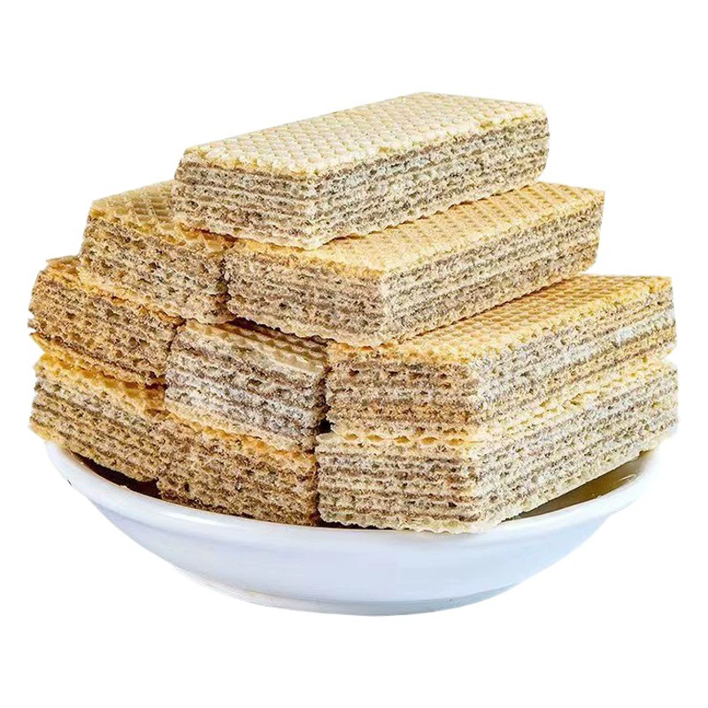 Пятичерный вафельный бисквит черный Тутовый черный мушмула черная фасоль черный кунжут грубозерновая мушка Замена случайной закуски Заводская поставка