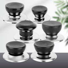 Plastic three-line pot lid top bead universal glass lid handle pot lid top bead cap top twist pot accessory kitchenware parts