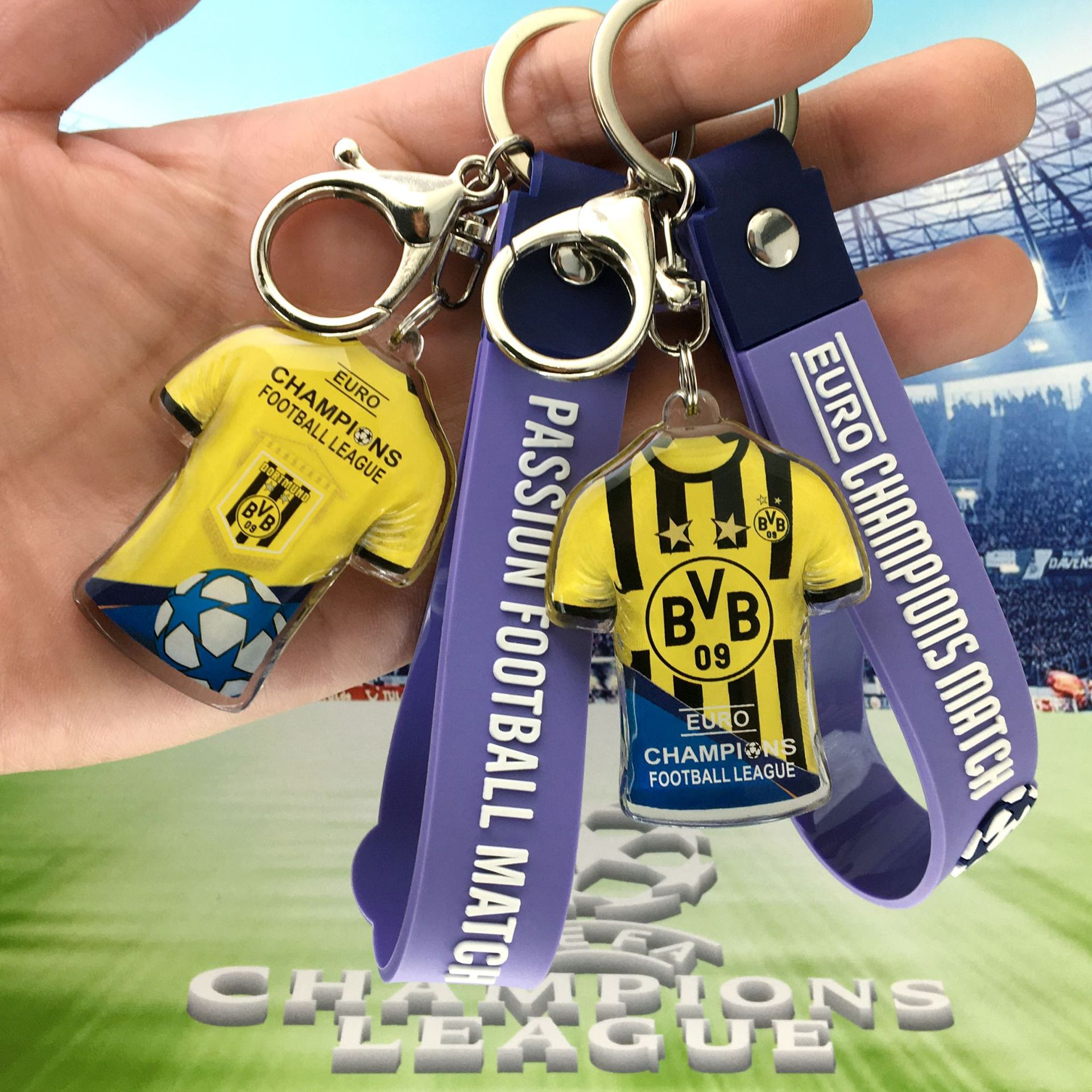 多特蒙德-队徽+柔蓝手带