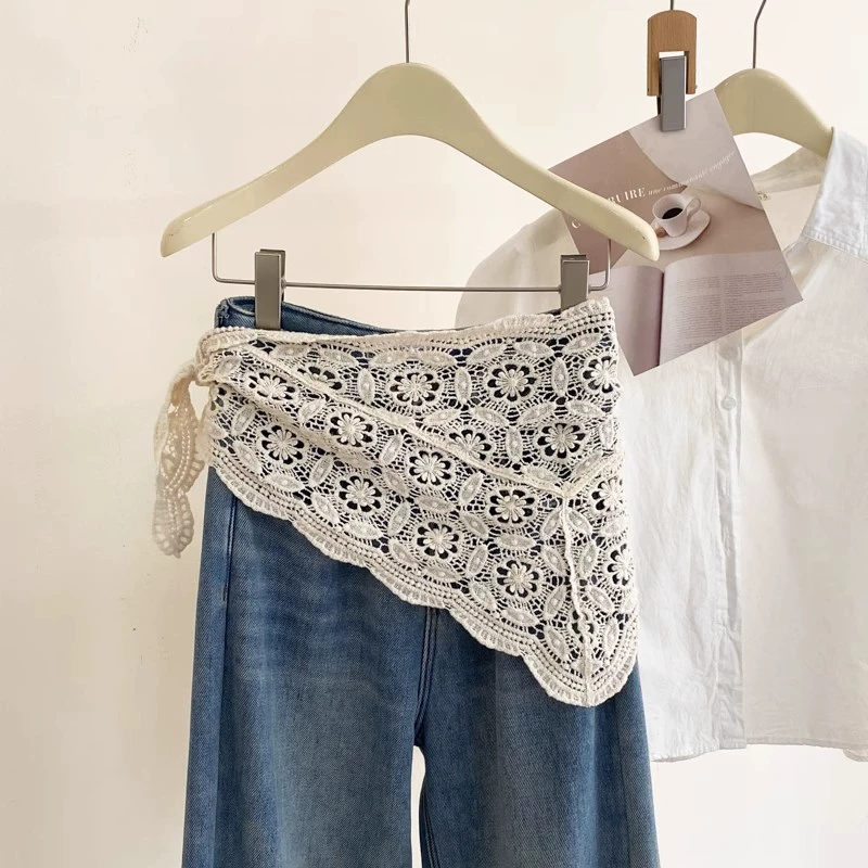 Летняя knitted занавесь, этнический шарф, бохо стиль, этнический стиль