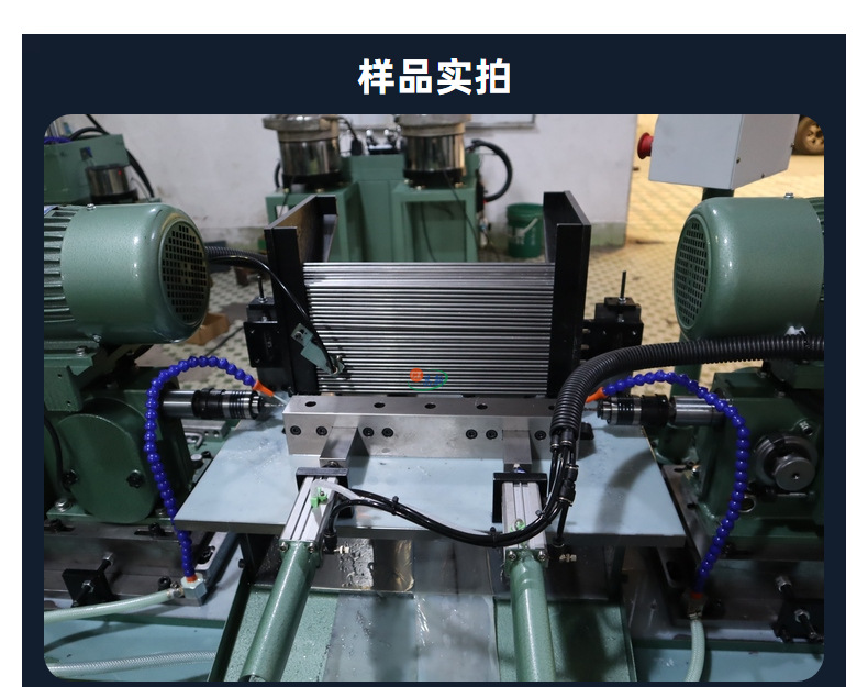 定制铁管卧式攻牙机数控设备 双边4508卧式攻牙机 空心螺纹管攻牙