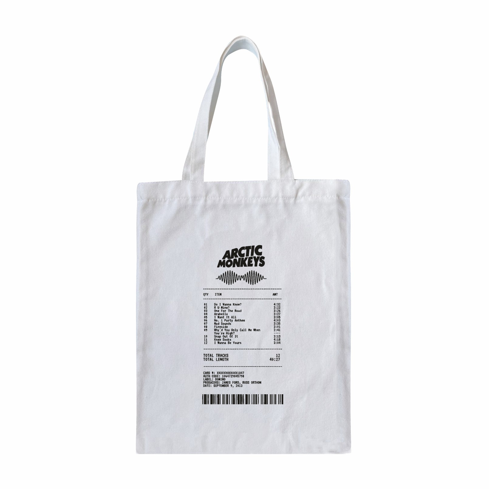 2025 nuevo anime japonés de dibujos animados rock mono ártico patrón de álbum de música de venta caliente bolsas de mano transfronterizas