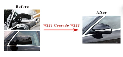 Various Mercedes-Benz and BMW rearview mirror assemblies, rearview mirrors for old models upgraded to new high-definition rearview mirrors (Rearview mirror/rearview mirror) - mercedes-benz-w221-to-w222