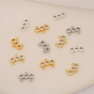 ��ɫ18K�~�������p���B�ӿ�DIY�Ʒ������΢肈A��p���B��Ƭ