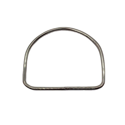 Wholesale metal D-shaped handle for women's bags, D-letter handle ring for handbags, hardware accessories for luggage D-ring handle