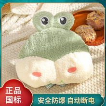 国标热水袋一件代发厂家直销毛绒可爱暖手宝暖宝宝已注水