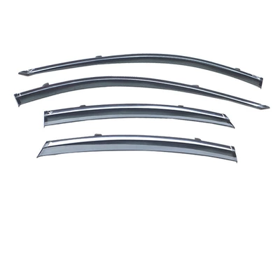 Cross-Border Applicable Brand New Mg 5 Rain Visor Mg 5 Gt 2021-2026 Window Visor (Rain shield) - mg5-sedan-international-version-mk2-ap31-2020-pc-silver-bright-strip-window-rain-shield