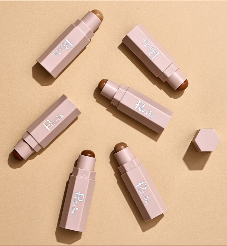 Meilleure vente transfrontalière PAGE VINE Stick contour mat doux et polyvalent 7,1 g Pour un contouring naturel_voghion.com