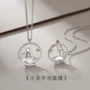 小众s925狐狸纯银锁骨链