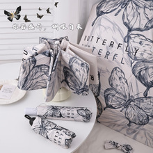 新中式全自动雨伞男加大固抗风晴雨两用太阳伞女防晒五折叠迷你伞