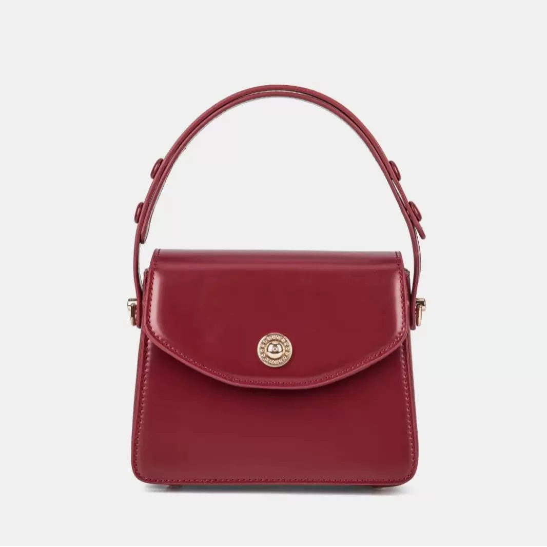 jelly bag红色新娘包婚礼手提结婚包斜挎女包新款拉菲包法式单肩