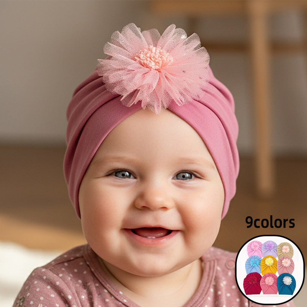Children's thin breathable cute hat