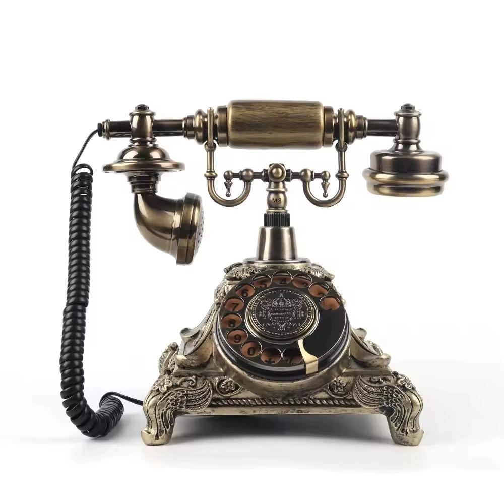 Трансграничный телефон специально для старинных ретро-карт записи телефона антикварная свадебная вечеринка стационарный телефон гостевой телефон