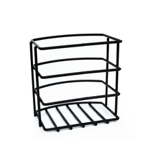 烁烁五金创意书架置物架办公室收纳架桌上多层铁艺书桌整理物架