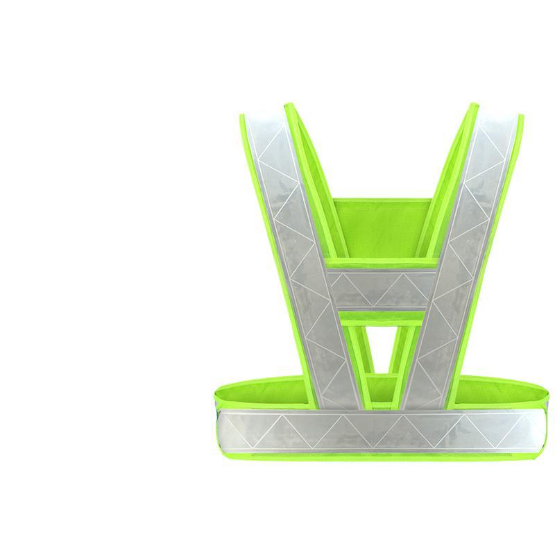 cinturón reflectante construcción de carreteras ropa de protección de seguridad de tráfico chaleco de ciclismo chaleco reflectante imprimir