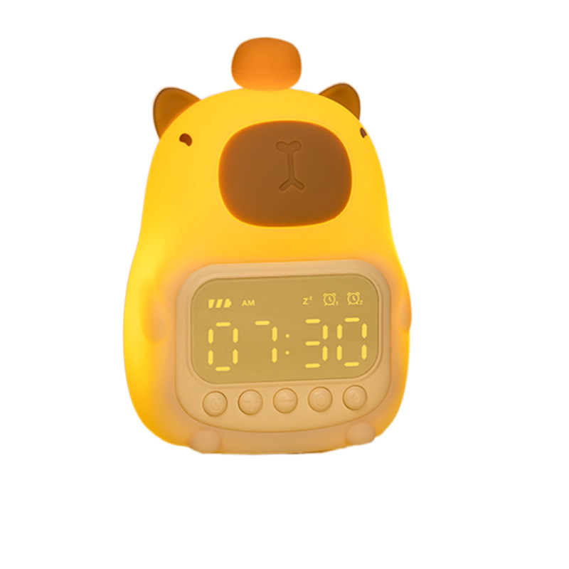 Reloj despertador inteligente con luz nocturna, diseño de dibujos animados para estudiantes – Mayorista de Yiwu