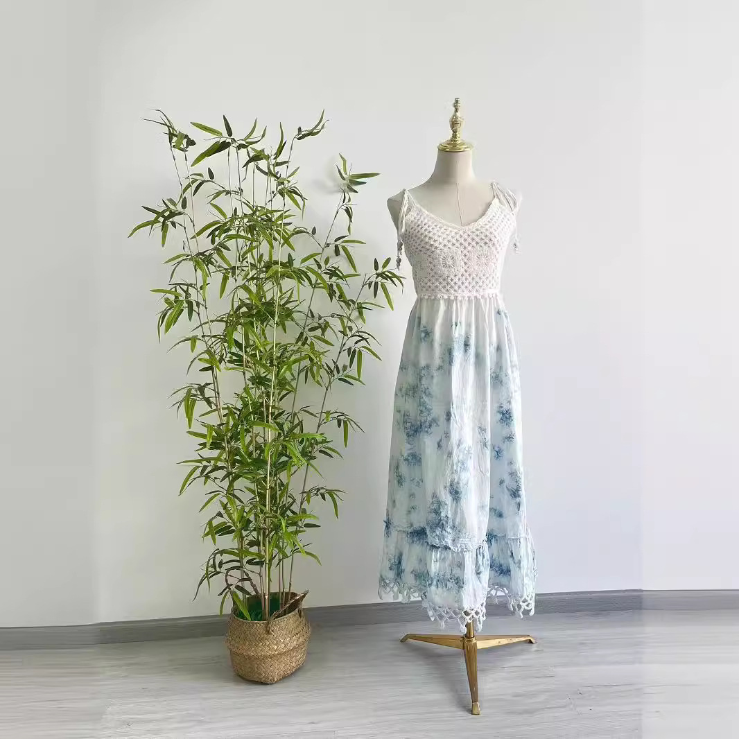 Yunnan Dali travel photo tie-dye dress manufacturer spot wholesale…