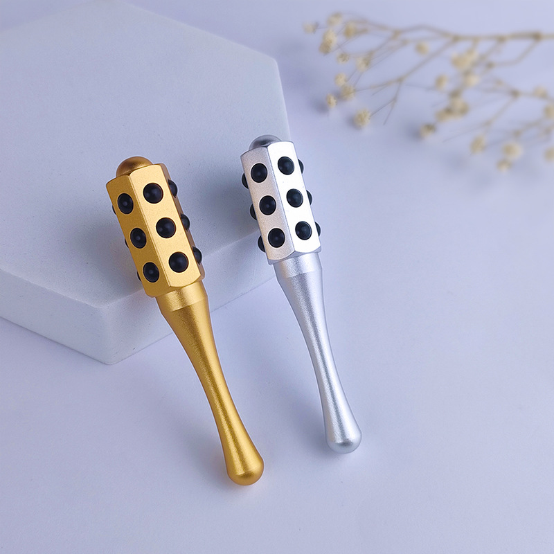 工厂定制迷你款18锗美容棒面部瘦脸黄金棒铝合金脸部按摩器美颜棒