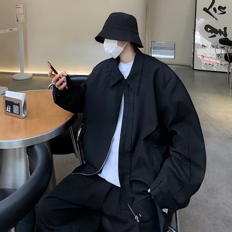 Otoño e invierno nuevo estilo 2024 chaqueta masculina chaqueta chaqueta chaqueta de herramientas chaqueta suelta tendencia coreana