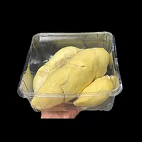 1000G дуриан мясо квадратная коробка одноразовая клубничная коробка фруктовая коробка лонган личи лонган прозрачный пластик консервирования 2 кг