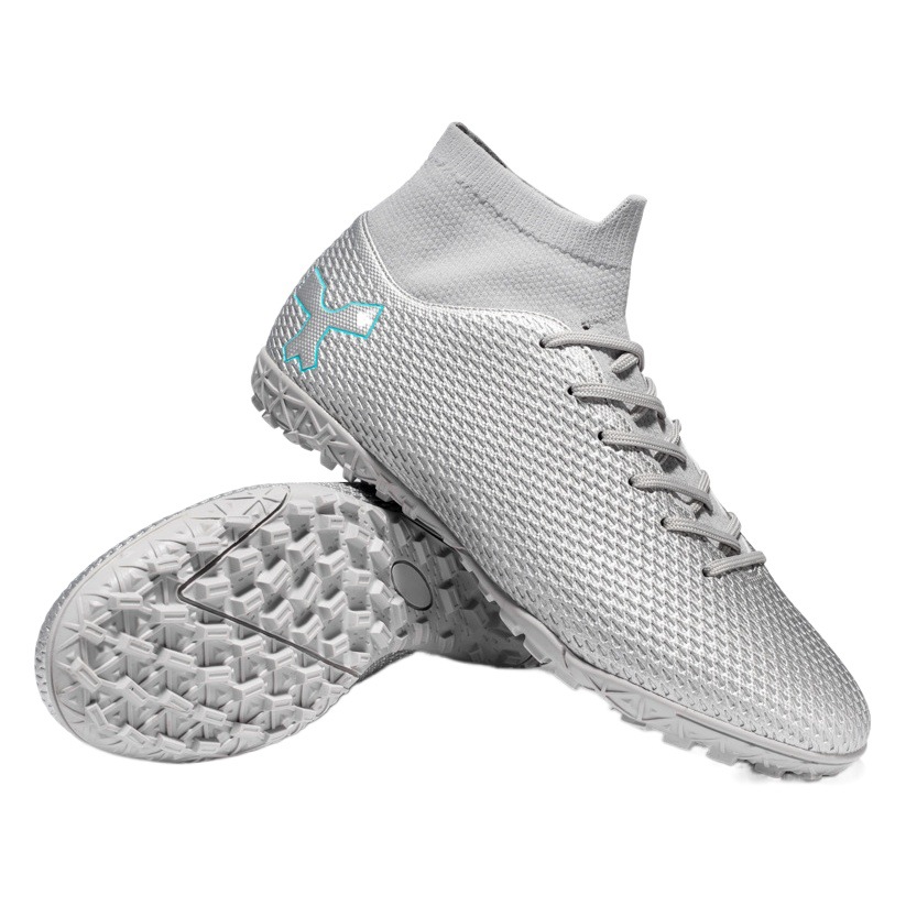 23 nueva fábrica en stock Ventas Directas zapatos de fútbol largo roto uñas de alta superior transpirable entrenamiento deportivo zapatos hombres y mujeres fútbol