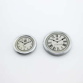 泓豪工厂直供微缩食玩具模型场景娃娃屋配件迷你挂钟两件套E130