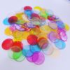 Transparent chip plastic sheet round pieces Binguo game Dice Pust Accessories Manufacturer spot wholesale