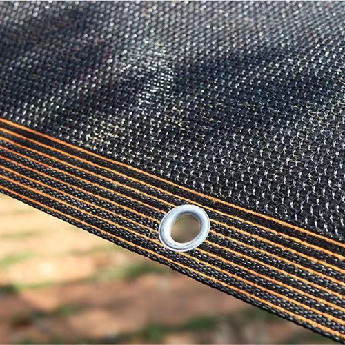 Edge-banded sunshade net, sun protection net, sun net, balcony rooftop colorful light-shielding sunshade net, sun protection heat insulation net