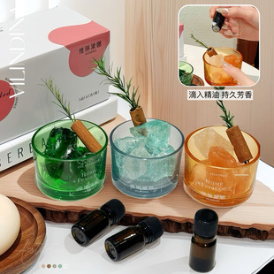 Verin Daina Crystal Aromatherapy Essential Oil Plaster Gardenia Aromatherapy Bedroom Toilet Fragrance Deodorizing Long-Lasting Fragrance Gift Box