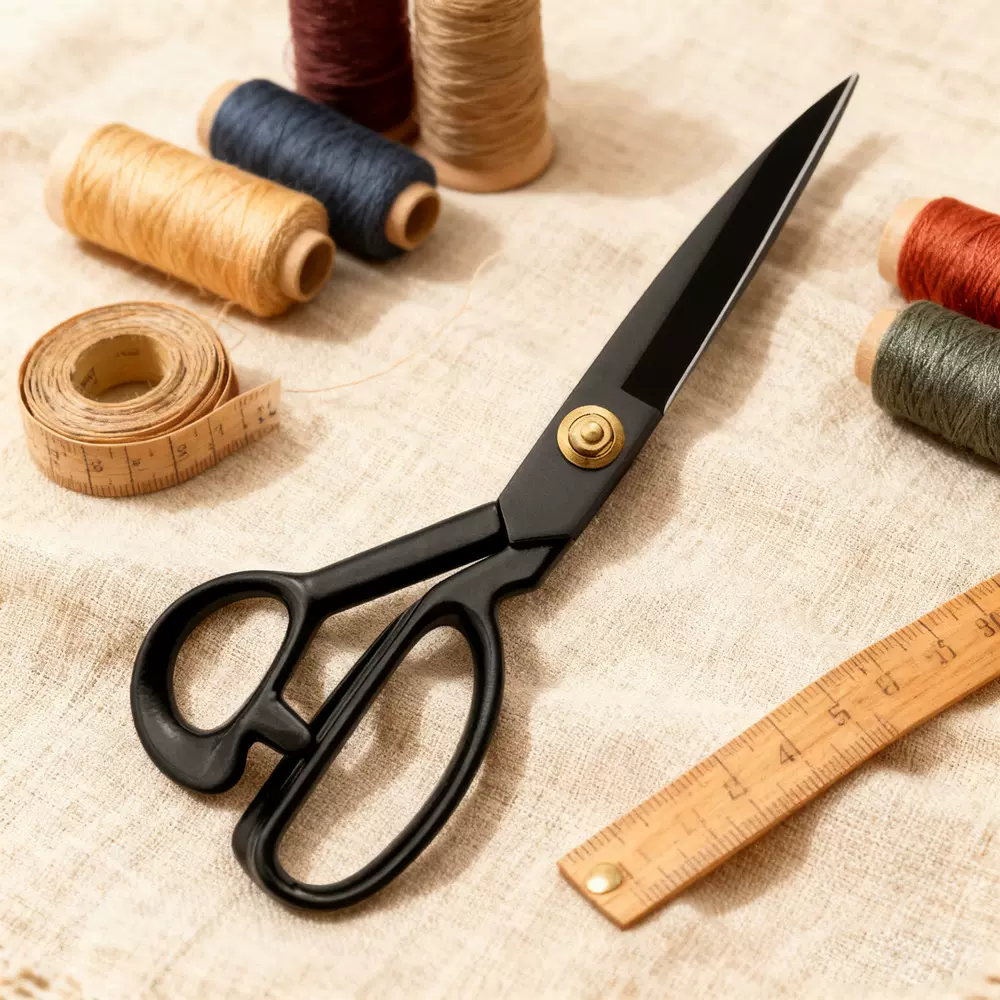 工艺猛钢裁缝剪刀裁剪大剪刀缝纫剪服装剪8-12寸裁布家用跨境批发