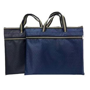 Simple and Fashionable Ball Pattern Portable Business Briefcase Information Bag Portable Storage Office Large Capacity Document Bag