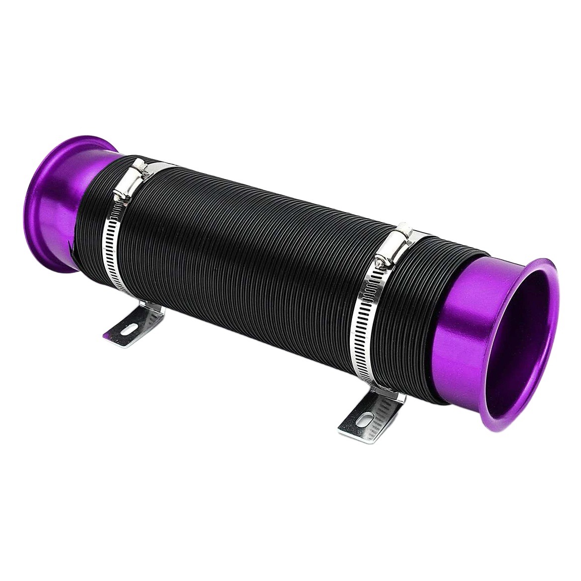 Modificación del coche manguera de admisión ajustable tubo telescópico 76mm manguera de admisión de refuerzo tubo de admisión tubo de ventilación