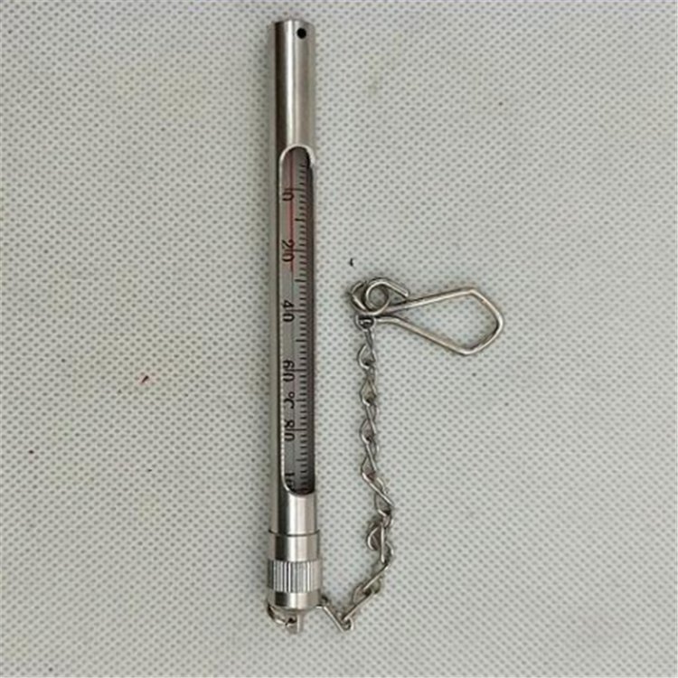 煤矿井下使用铜套温度计 携带方便 防爆铜管式测温计