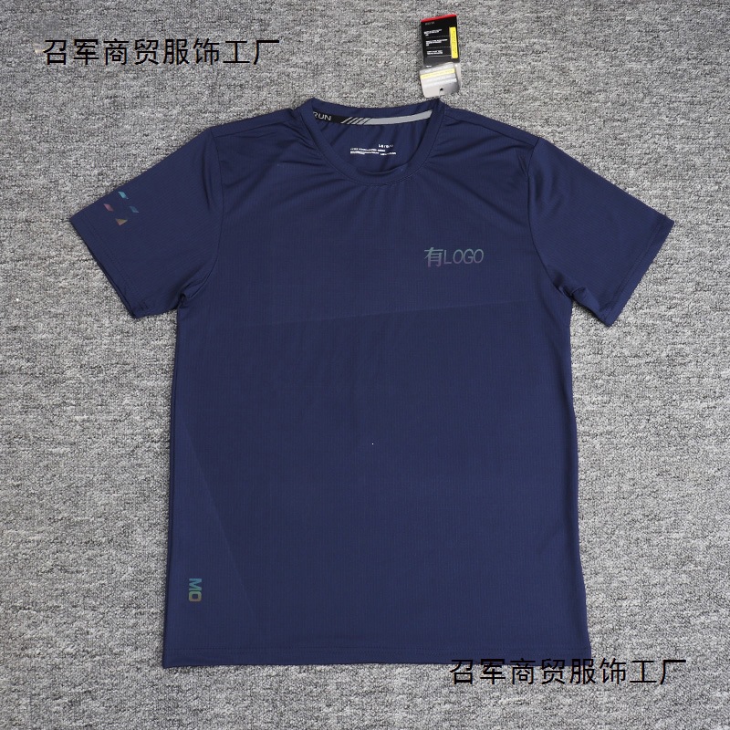 夏季欧美运动速干衣短袖t恤男宽松健身弹力圆领大码休闲半袖上衣