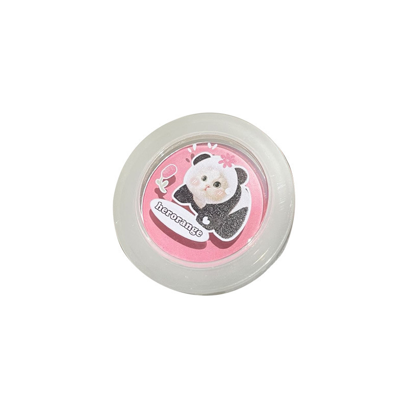 HERORANGE Cute and Interesting, Maquillaje Resistente al Agua, Polvo de Rehabilitación Matte, Carmine Blush