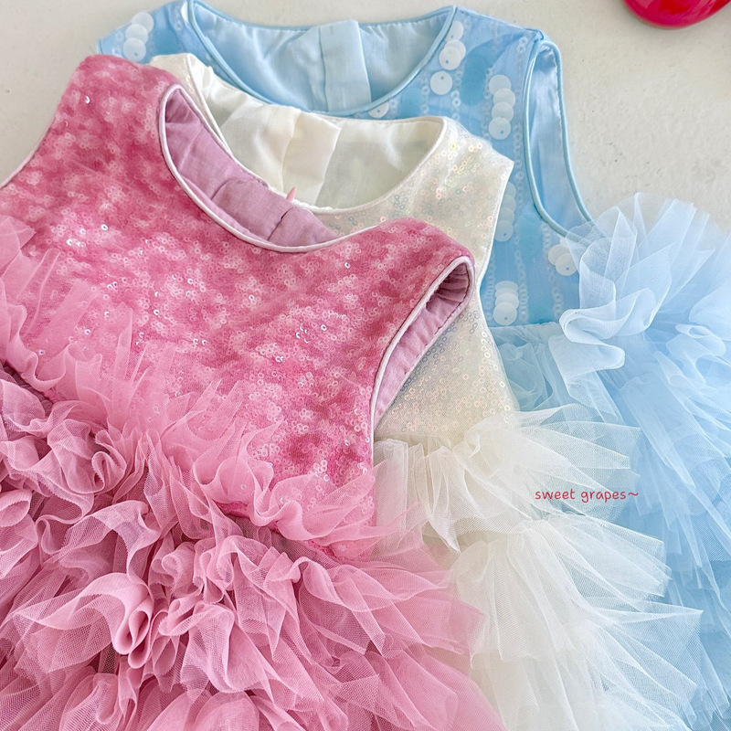 Qingdao Cloud Warehouse Dropshipping】Summer Disney Dreamy Princess Dress 040132 Qingdao Cloud Warehouse Dropshipping】Summer Disney Dreamy Princess Dress 040132