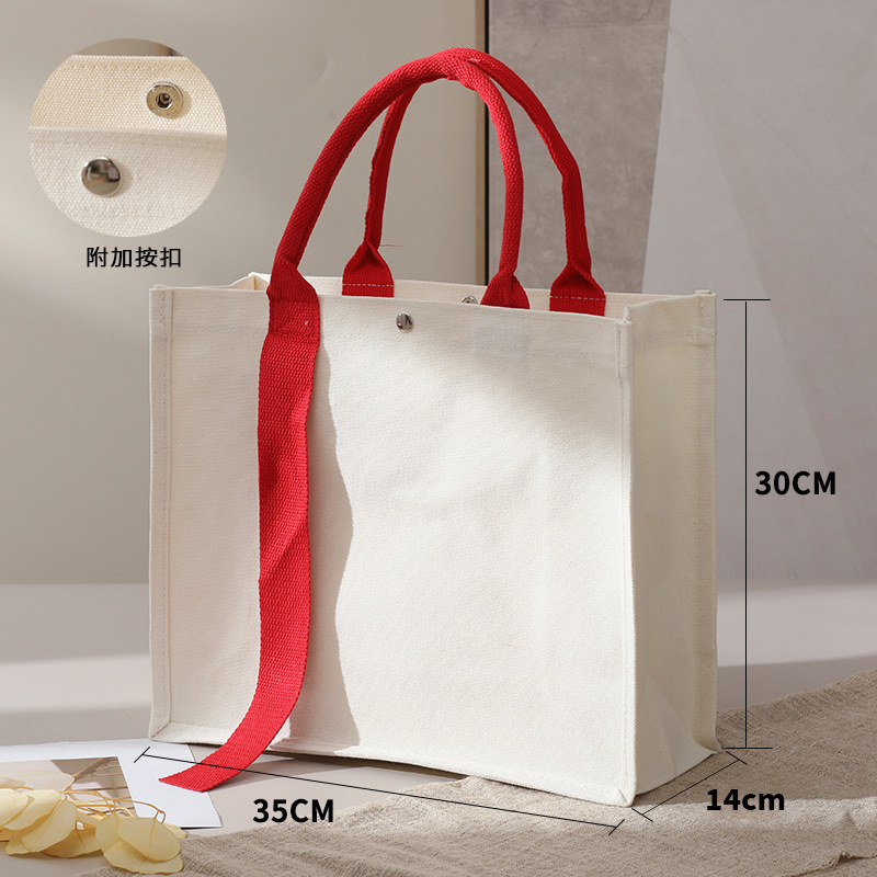 Bolsas de tela personalizadas, bolsas de lona de alta gama con impresión de logotipo, bolsas de lona laminadas promocionales escolares, culturales y creativas, bolsas tridimensionales hechas a medida image 7