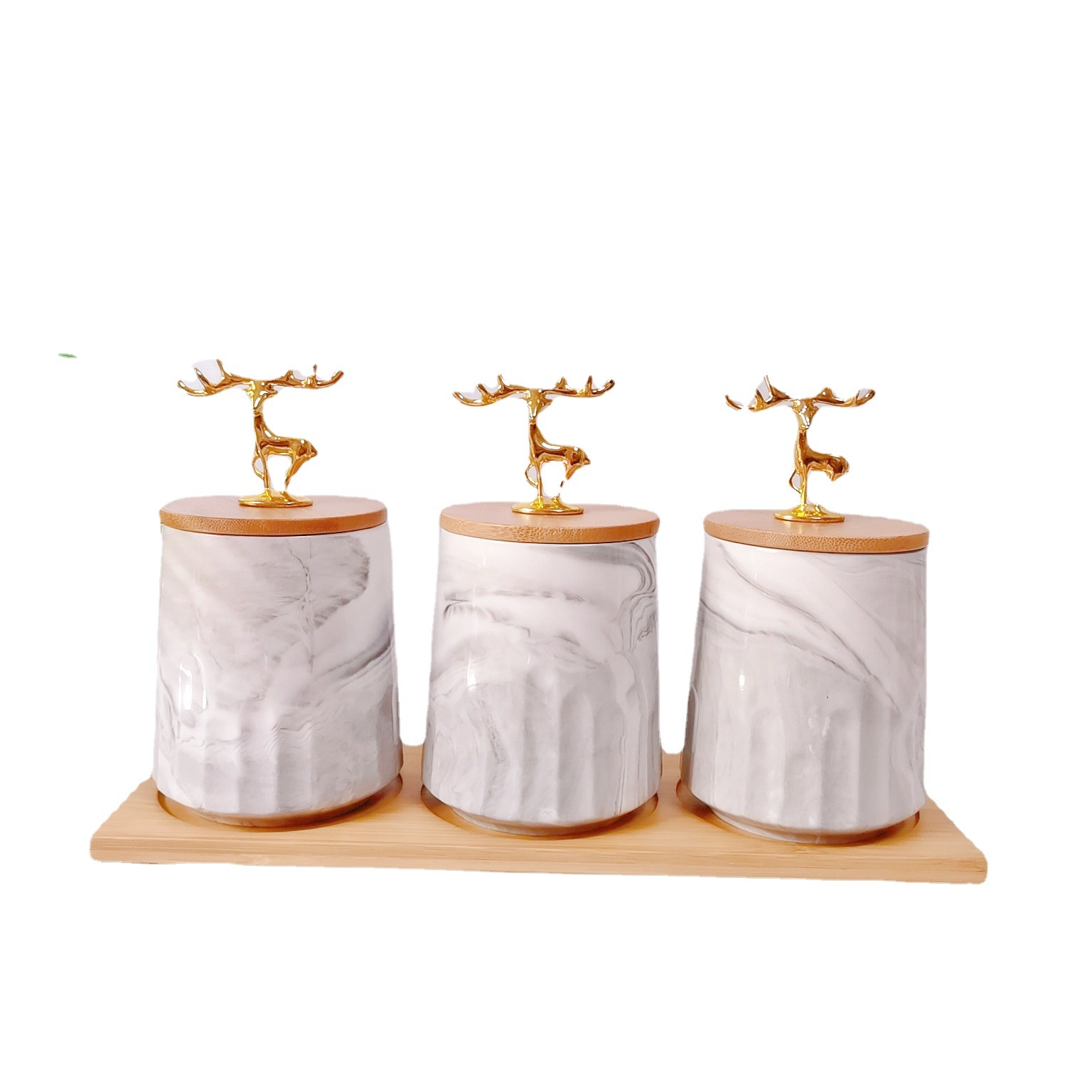 Transfronterizo de exportación jasador de cerámica jarra de condimento de cerámica de color suelo sellado tarro de almacenamiento tarro de café