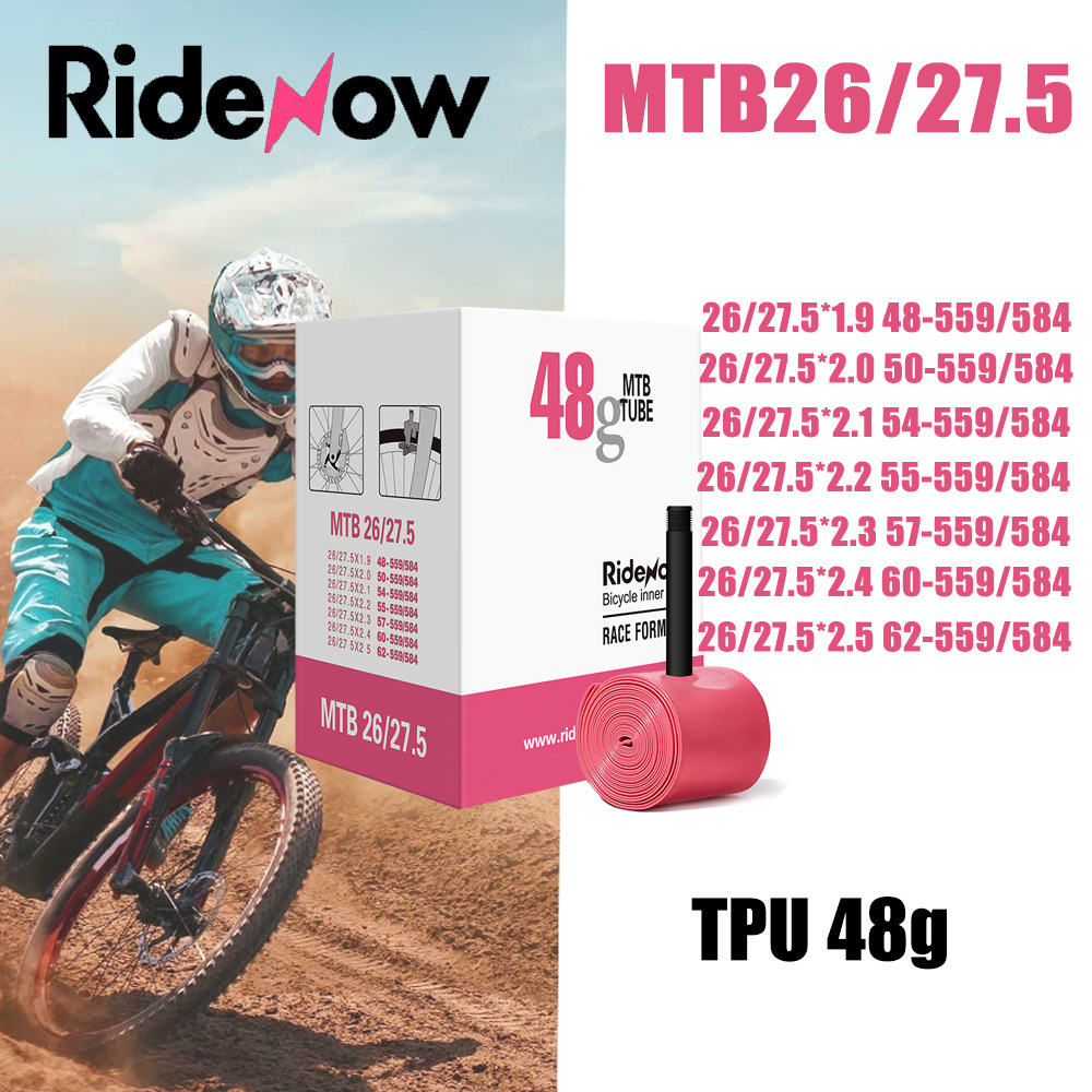 Ridenow Ultra Yüngül Velosiped Kamerası TPU Fransız Klapan