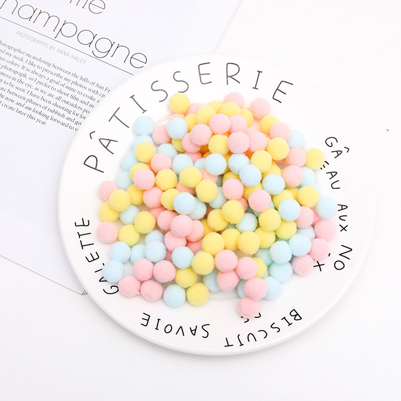 Bola de lana spot poliéster color tamaño peluche bricolaje accesorios hechos a mano juguetes de alta elasticidad bola de lana envío gratis