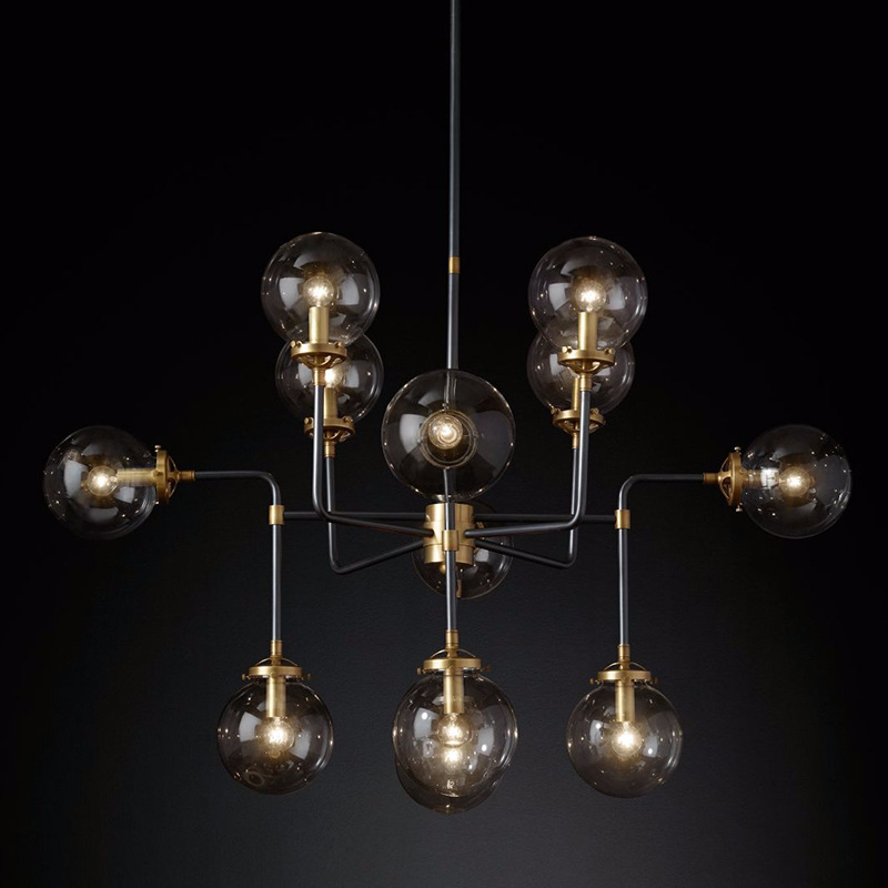 Nordic Style Creative Minimalist Retro Industrial Style Magic Bean Chandelier American Style Postmodern Clothing Store Artistic Lamps Nordic Style Creative Minimalist Retro Industrial Style Magic Bean Chandelier American Style Postmodern Clothing Store Artistic Lamps