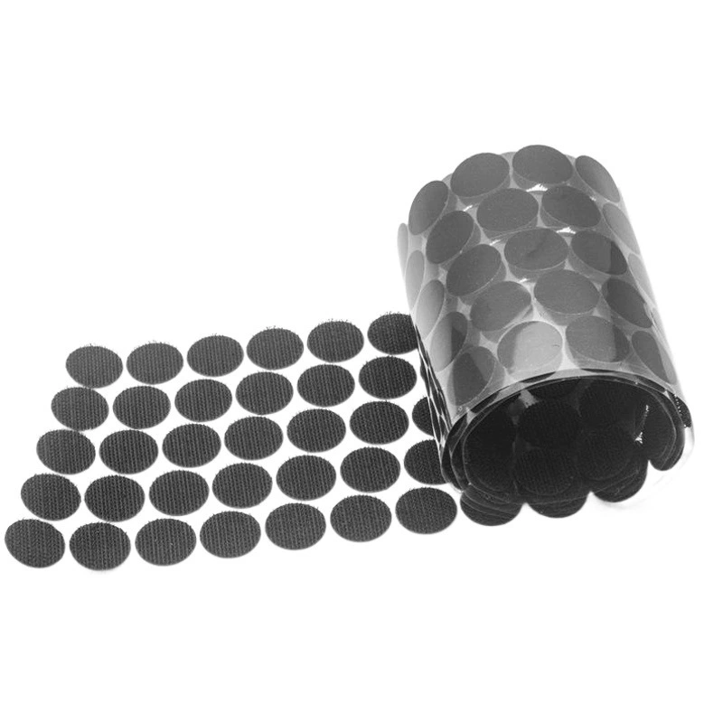 Прочная клейкая круглая липучка для детского сада, тихая книга, сделай сам, самоклеящаяся бесшовная маленькая пряжка в горошек