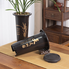 Wholesale Orchid-Specific Pots: Plastic Orchid Pots, Including Elegant Junzi Orchid Imitation Zisha Flower Pots and Premium Orchid Grass Pots