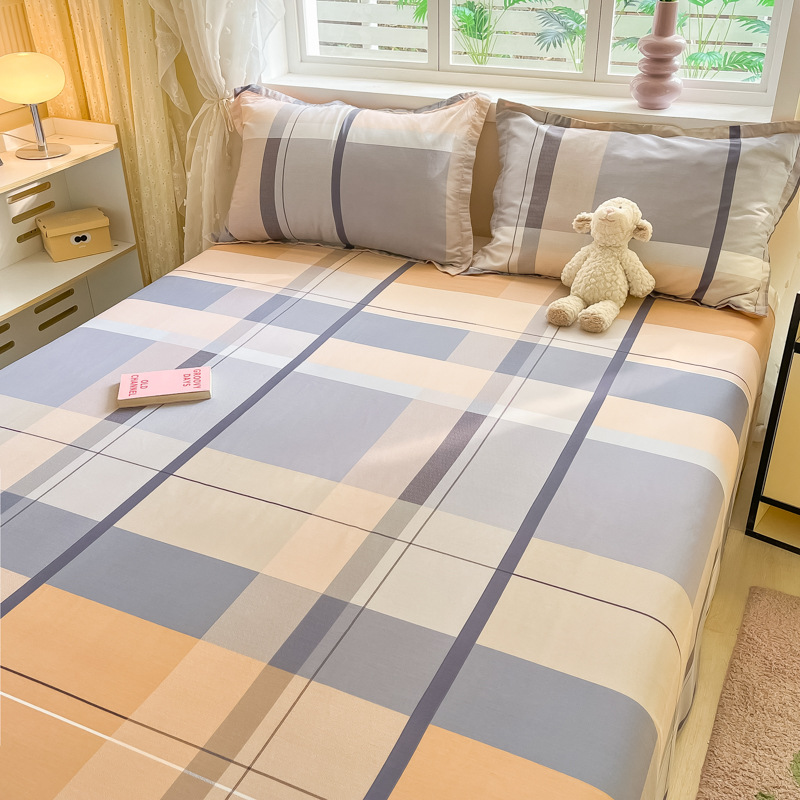 Nuevo estilo 2025 sábanas de algodón puro pieza individual 100 algodón 2025 nuevo conjunto de tres piezas para un dormitorio universal de cuatro estaciones