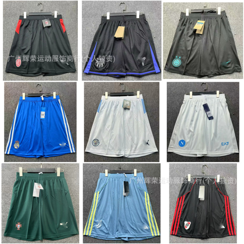 25/26 Football Uniforms Inter Milan Portugal Tottenham Juventus Manchester United Ajax Fan Version Football Shorts Sports
