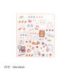 Cartoon transparent capacious high quality pencil case, Japanese cosmetic bag for elementary school students, for secondary school, suitable for teen